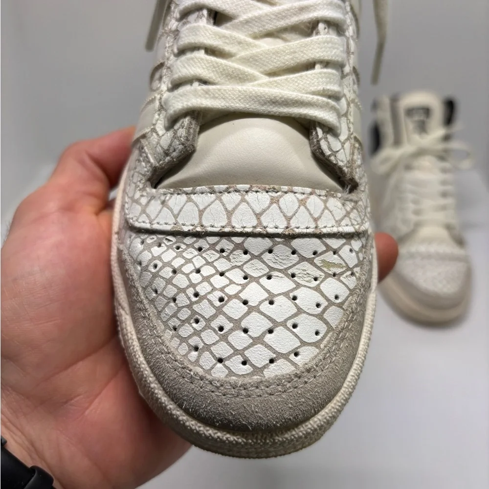 Adidas Top Ten Hi Snakeskin Women’s Size 8 Rare Retro High Top Sneakers - Picture 13 of 16